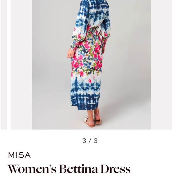 Misa Los Angeles Bettina Dress Size Small Floral Tie Dye NWOT - Picture 7 of 16